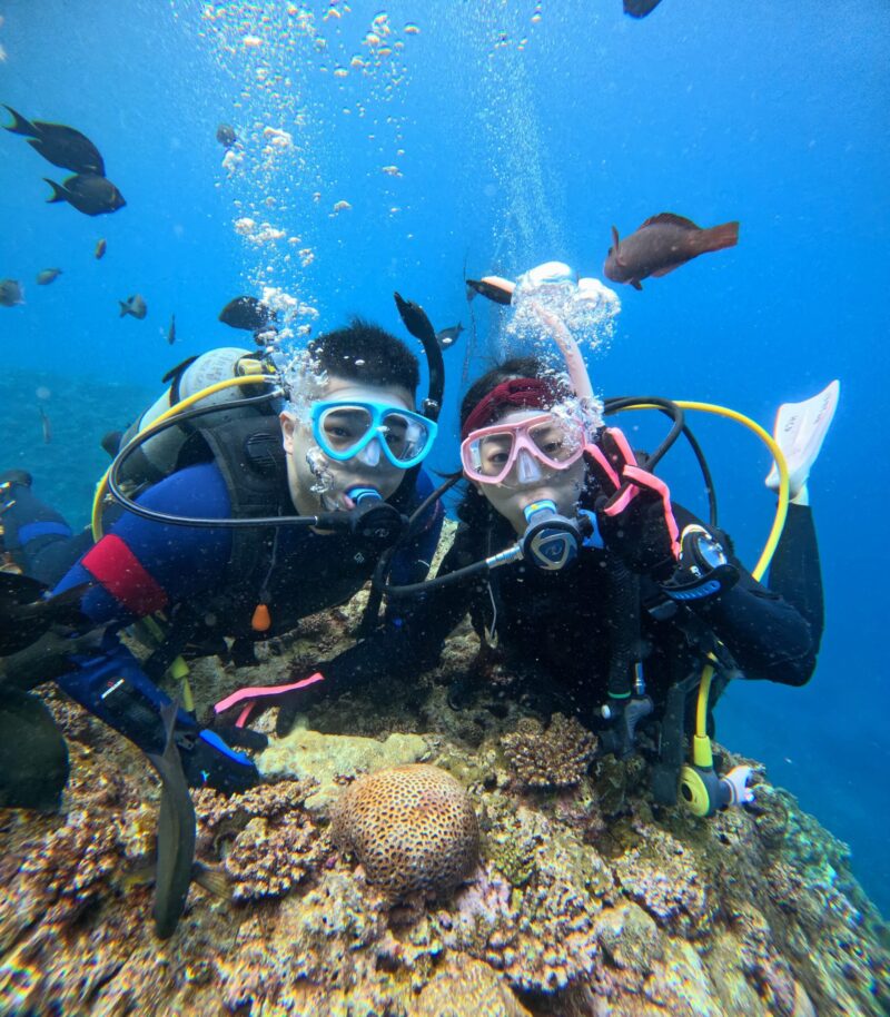 PADI 青洞 持證潛水 中文教練 沖繩